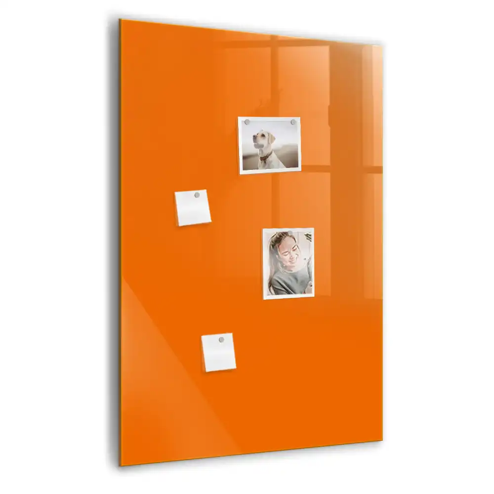 Oranžová magnetická psací tabule
