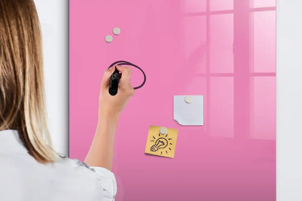 Magnetická kreslící tabule růžová