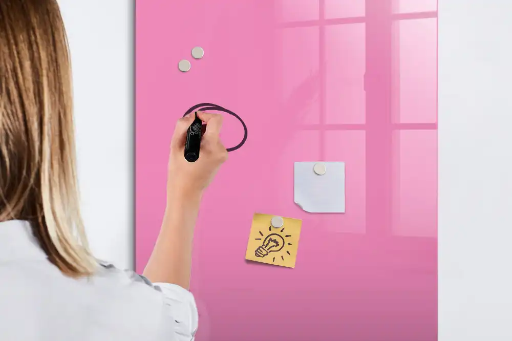 Magnetická kreslící tabule růžová