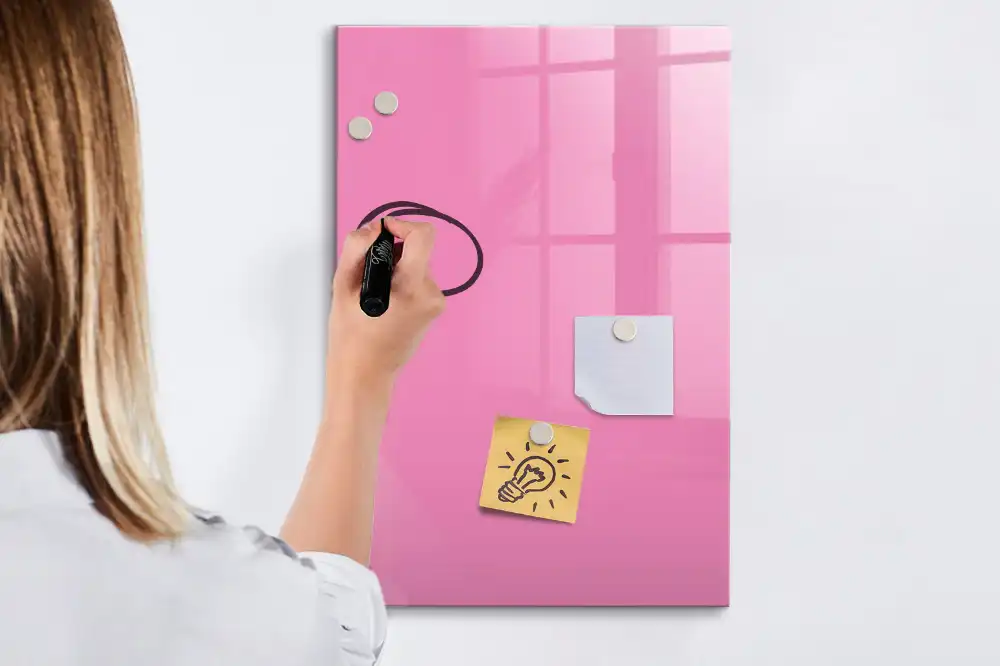 Magnetická kreslící tabule růžová