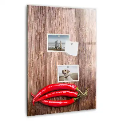 Magnetická kreslicí tabulka Chilli na prkénku