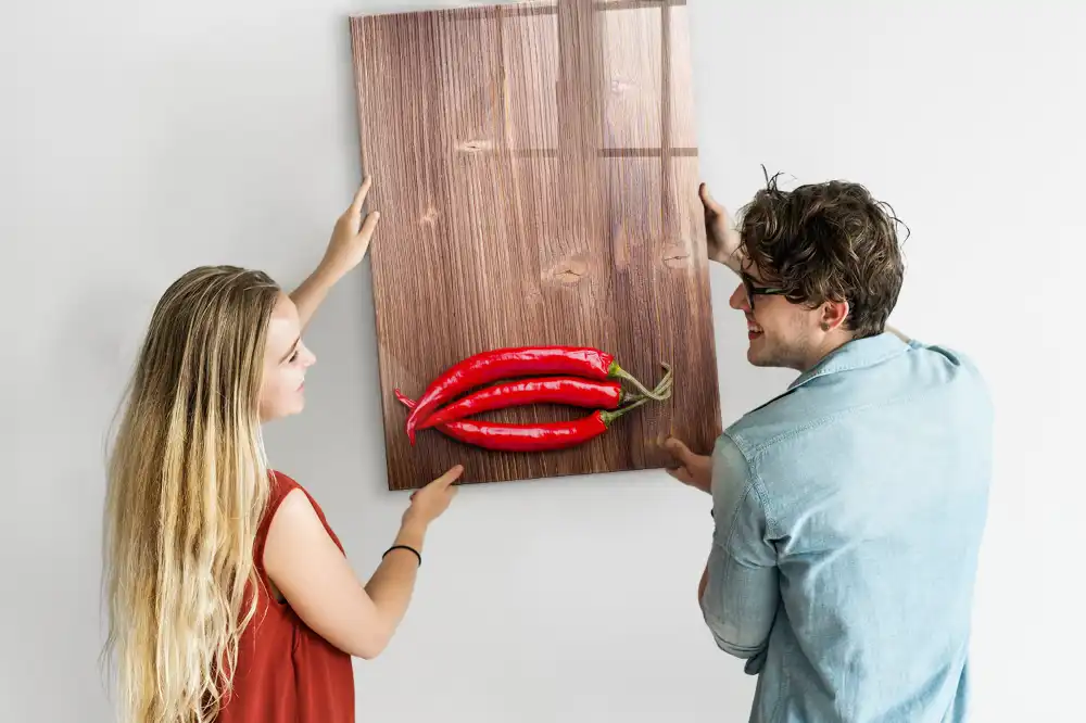 Magnetická kreslicí tabulka Chilli na prkénku