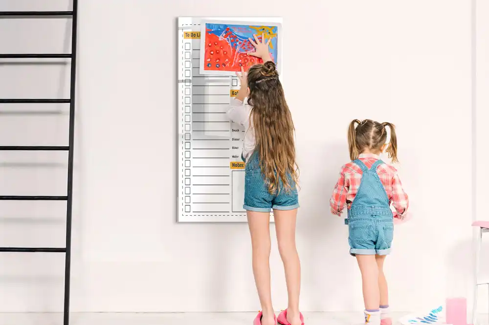Magnetická psací tabule na seznam úkolů