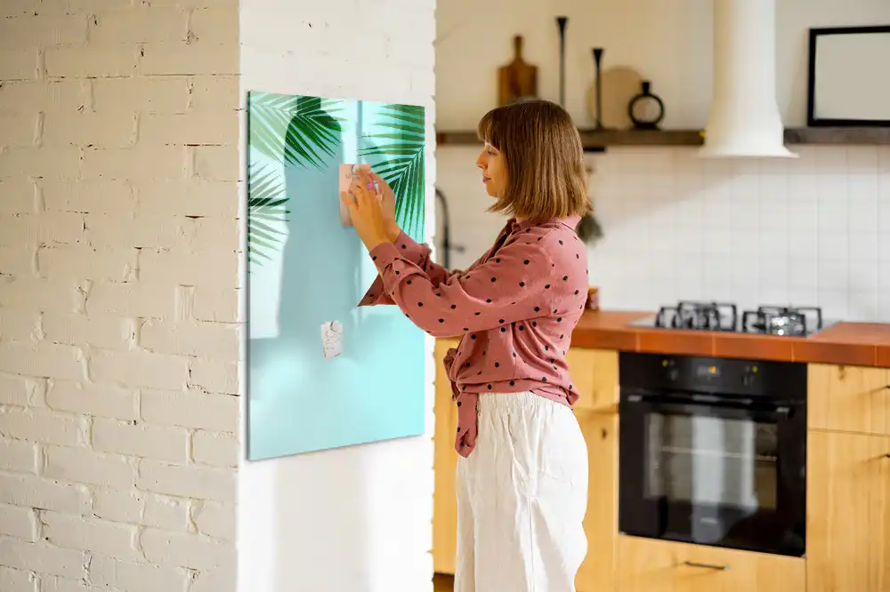 Magnetická kreslící tabule s motivem palmových listů