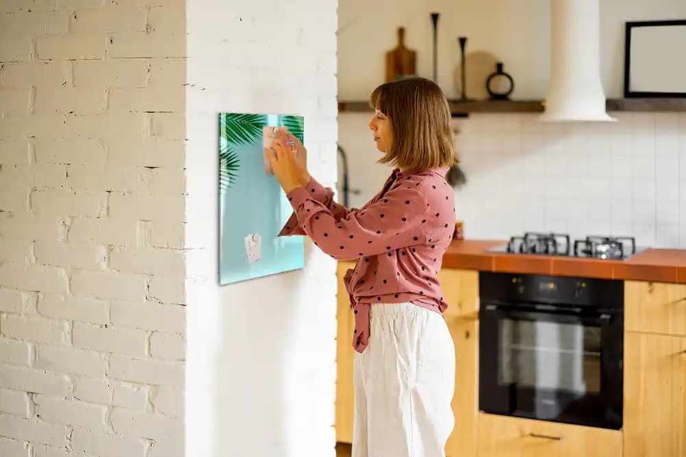 Magnetická kreslící tabule s motivem palmových listů