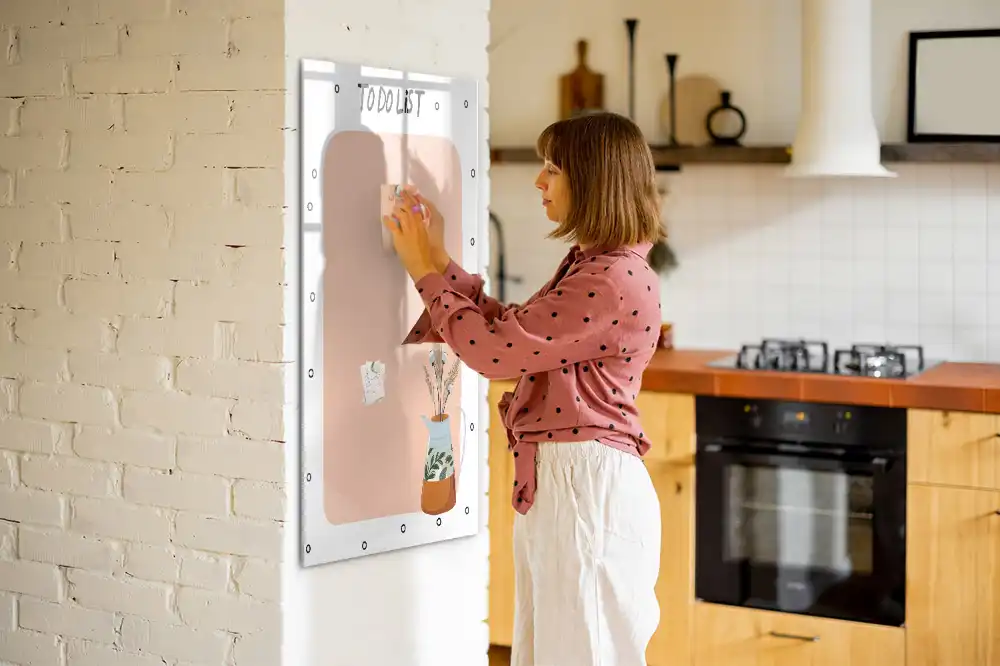 Magnetická tabule na kreslení a plánování úkolů