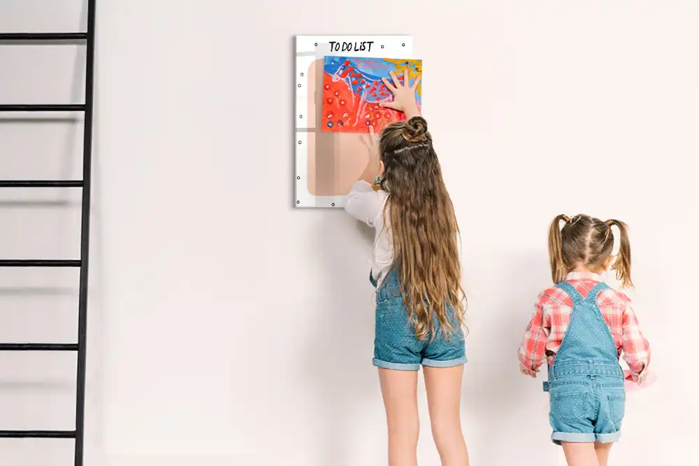 Magnetická tabule na kreslení a plánování úkolů