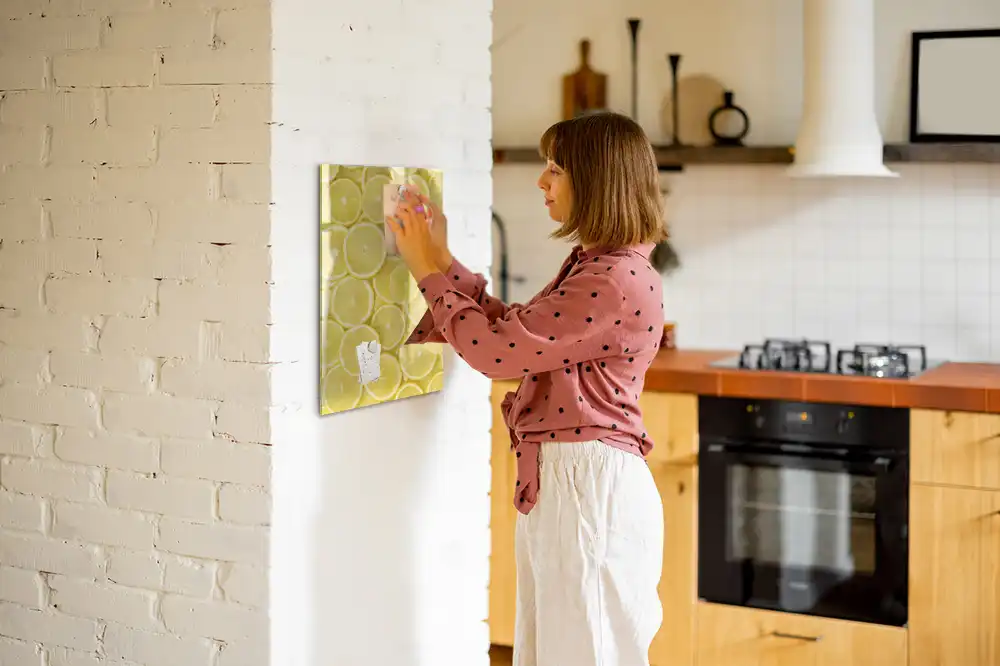 Magnetická kreslicí tabulka s motivem plátků citronu