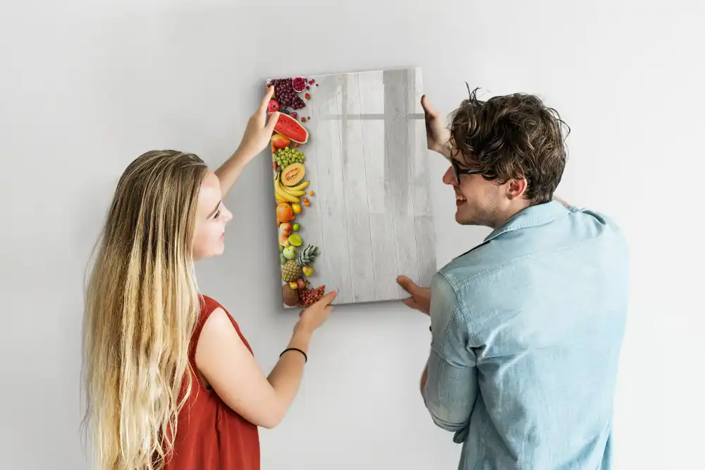 Magnetická psací tabule Čerstvá sklizeň na dřevě