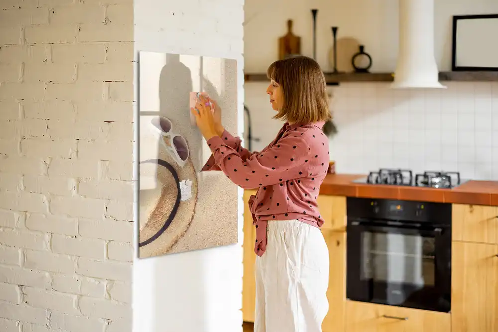 Magnetická kreslicí tabulka slaměný klobouk na písku