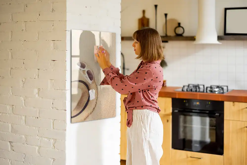 Magnetická kreslicí tabulka slaměný klobouk na písku