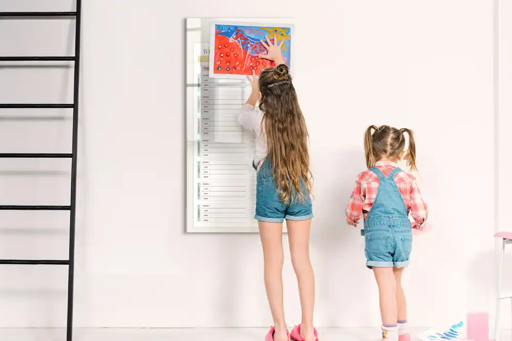 Magnetická popisovací tabule na jídelníček