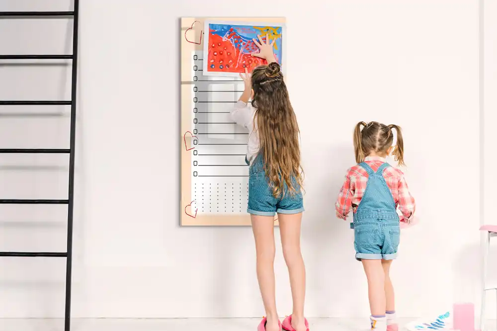 Magnetická psací tabule na seznam priorit