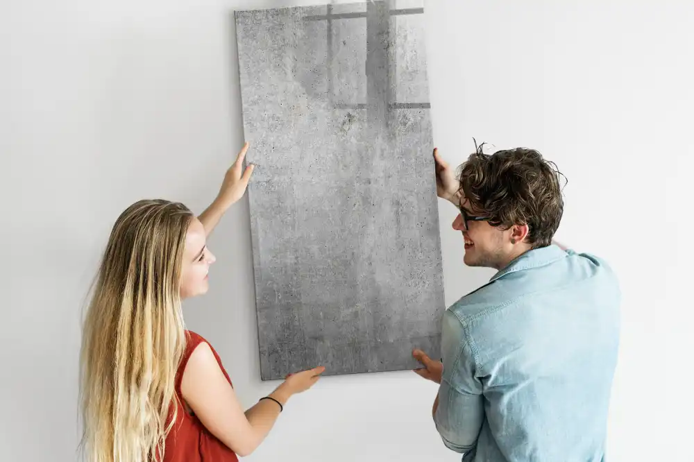 Magnetická psací tabule v lehkém betonovém provedení