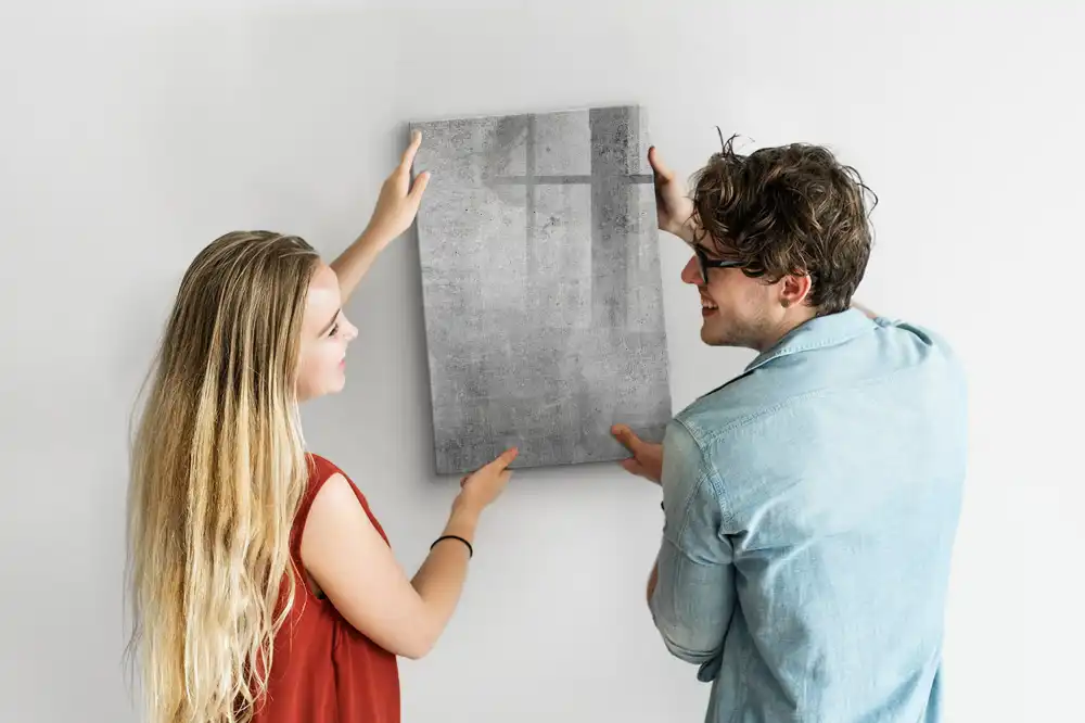 Magnetická psací tabule v lehkém betonovém provedení