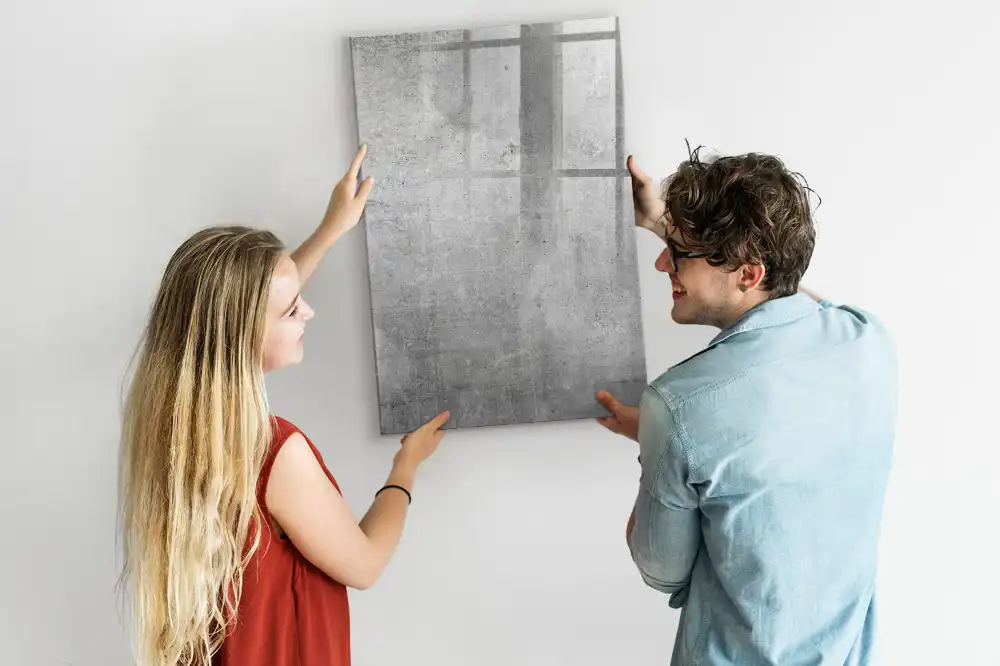 Magnetická psací tabule v lehkém betonovém provedení