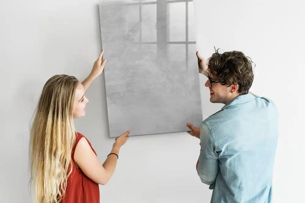 Magnetická kreslicí tabulka v barvě světlý cement