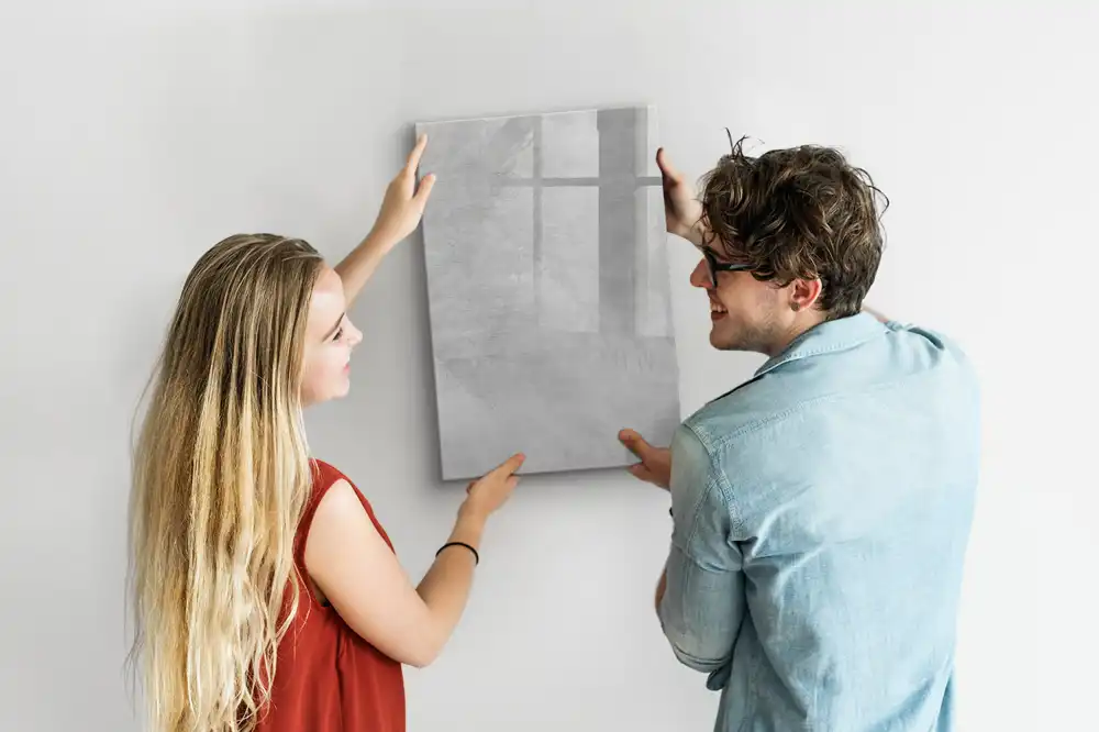 Magnetická kreslicí tabulka v barvě světlý cement
