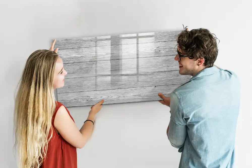 Dřevěná nástěnná magnetická tabule na kreslení