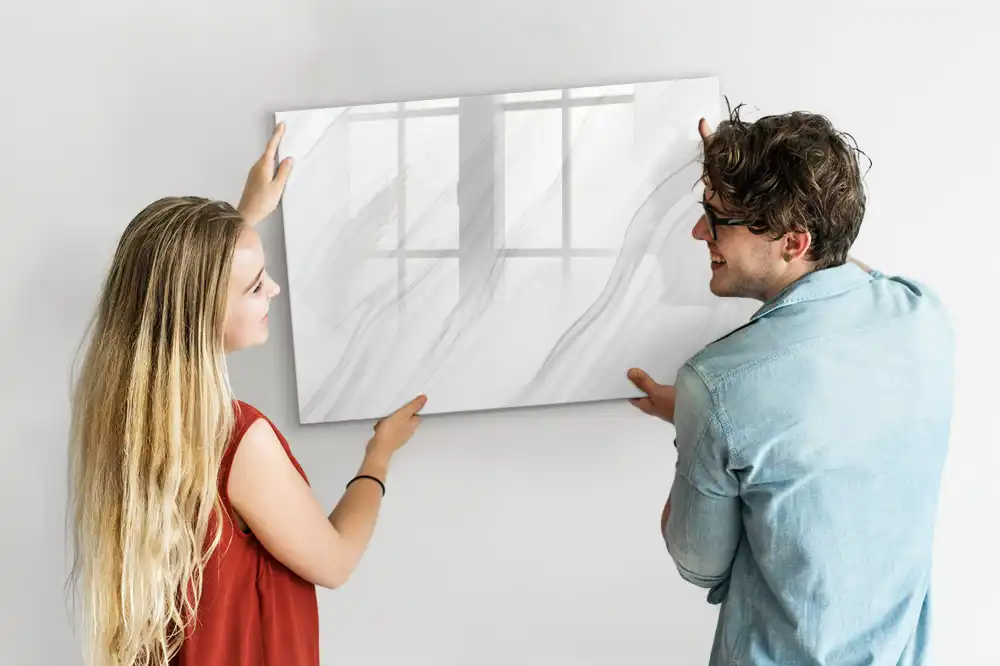 Dětská magnetická kreslící tabule s mramorovým designem