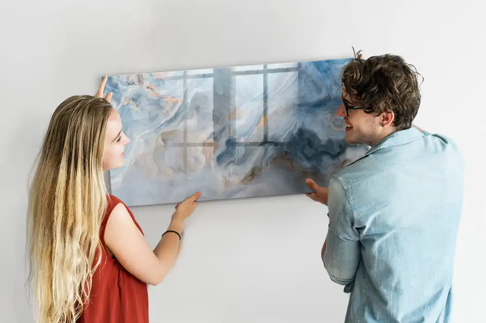 Magnetická kreslící tabule pro děti s mramorovým vzorem