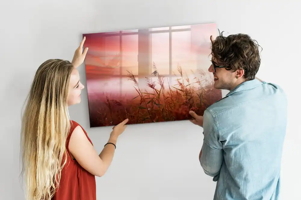 Magnetická kreslící tabule pro děti Mlhavé ráno v lese