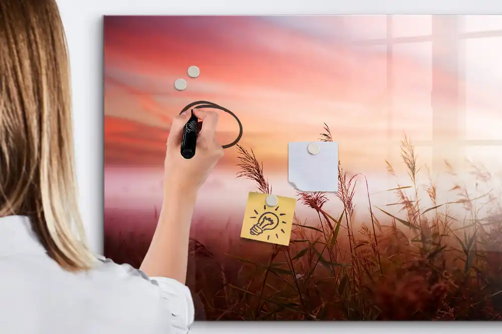 Magnetická kreslící tabule pro děti Mlhavé ráno v lese