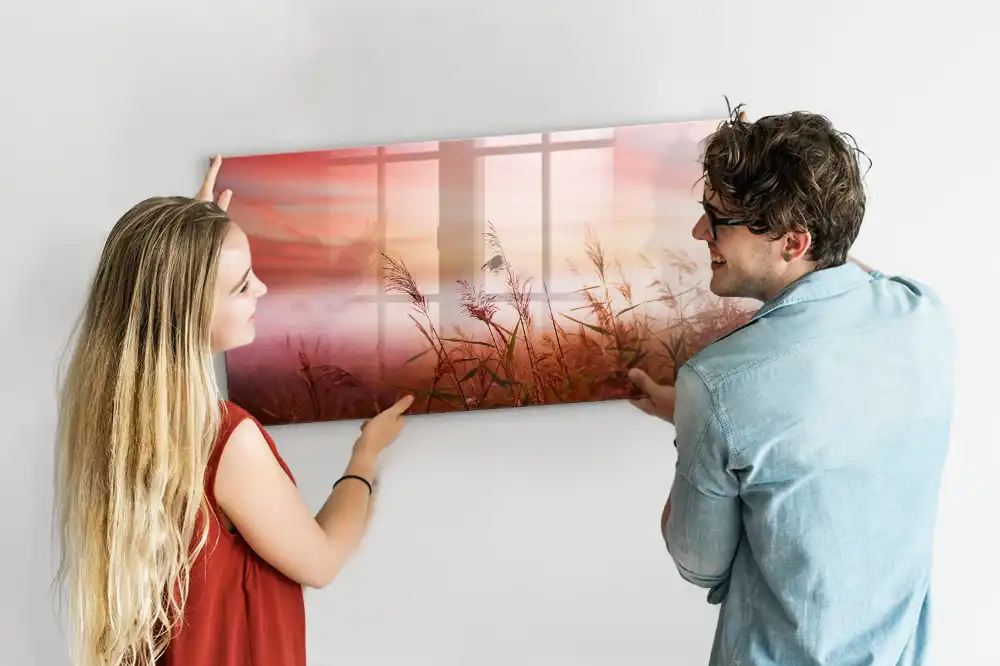 Magnetická kreslící tabule pro děti Mlhavé ráno v lese