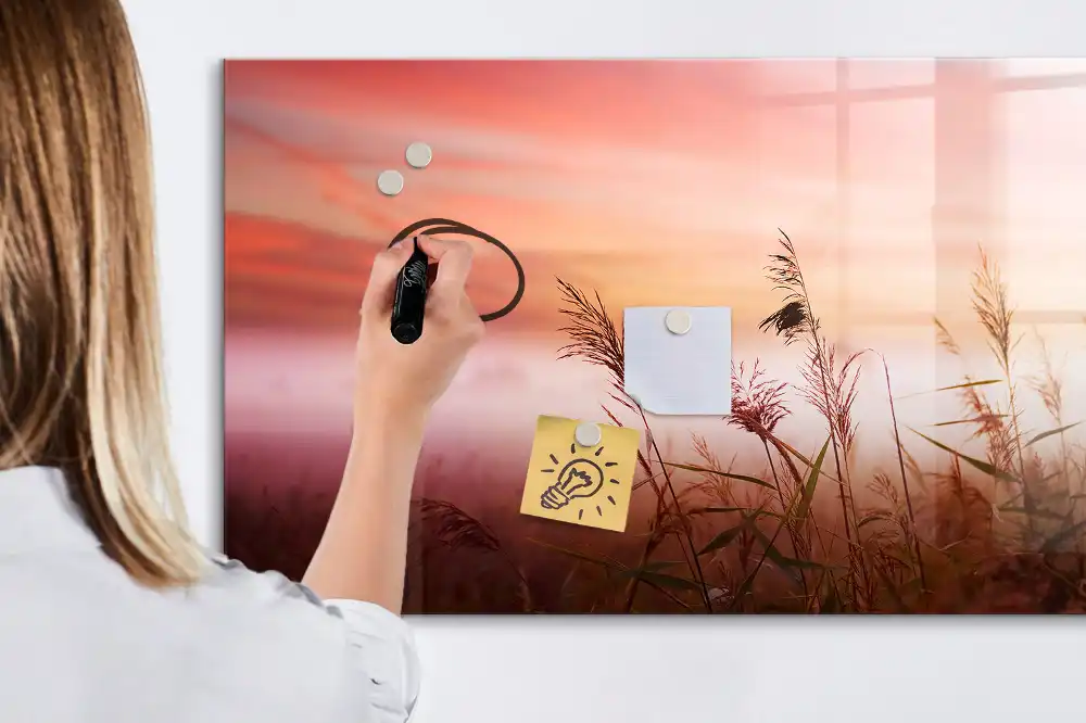 Magnetická kreslící tabule pro děti Mlhavé ráno v lese