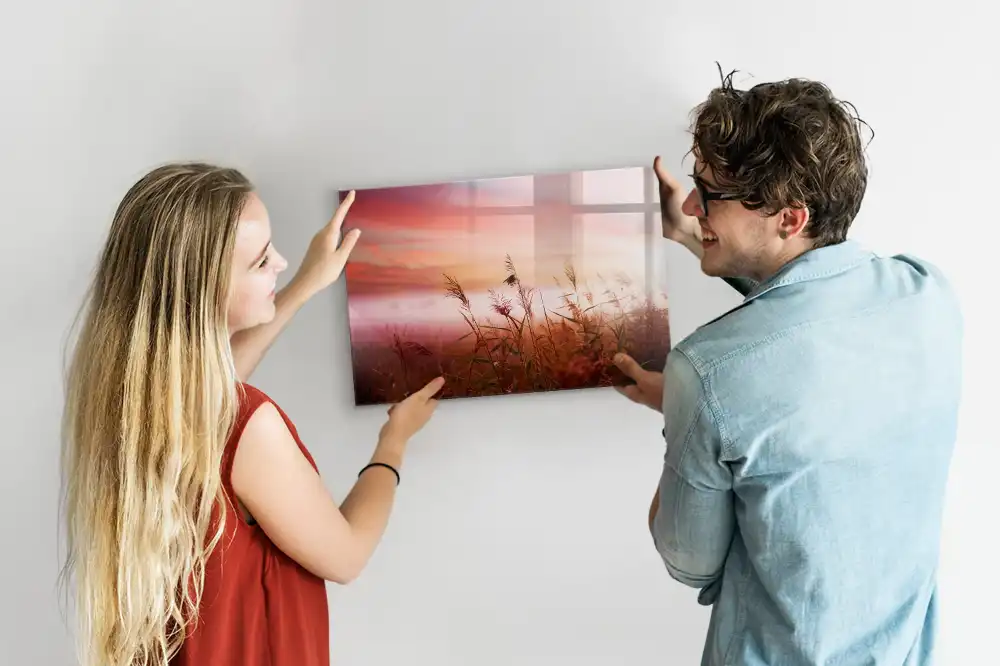 Magnetická kreslící tabule pro děti Mlhavé ráno v lese