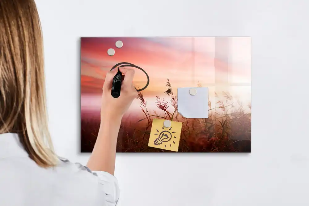 Magnetická kreslící tabule pro děti Mlhavé ráno v lese
