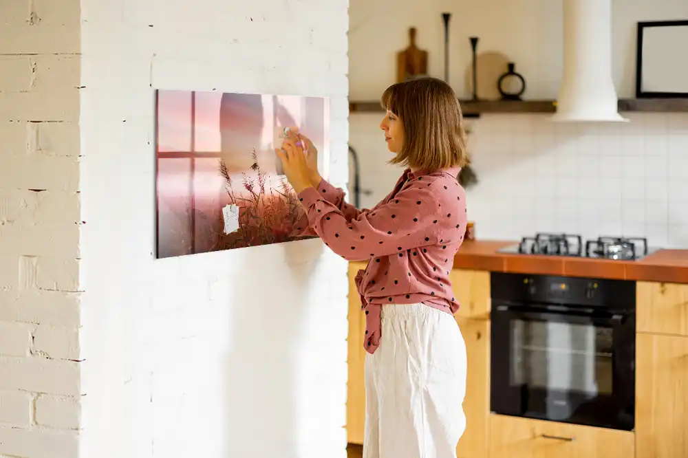 Magnetická kreslící tabule pro děti Mlhavé ráno v lese