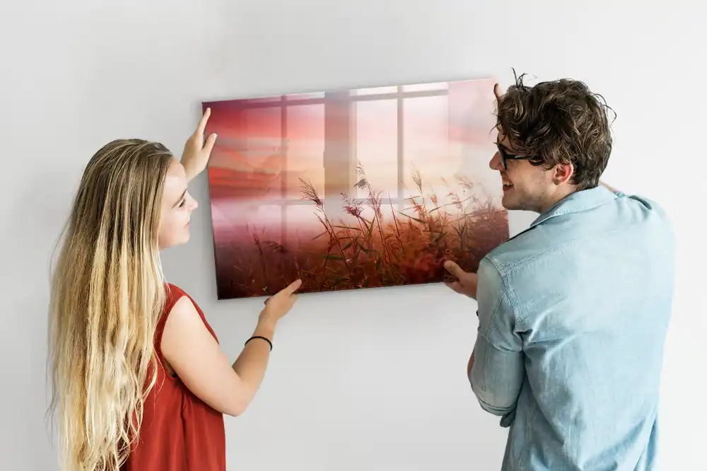 Magnetická kreslící tabule pro děti Mlhavé ráno v lese