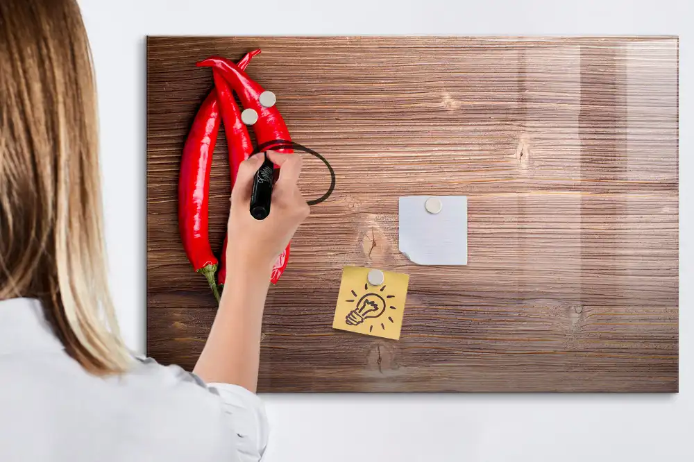 Magnetická tabule na kreslení s motivem chilli papriček