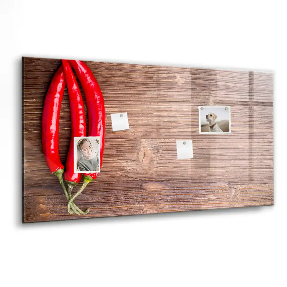Magnetická tabule na kreslení s motivem chilli papriček