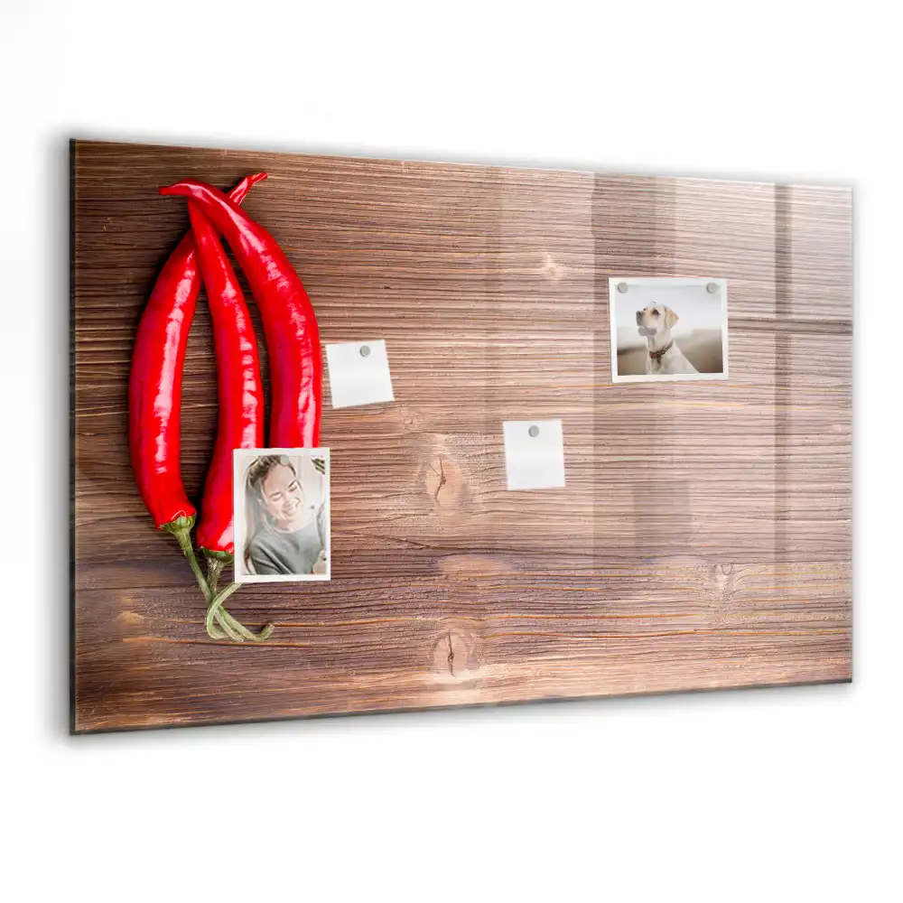 Magnetická tabule na kreslení s motivem chilli papriček