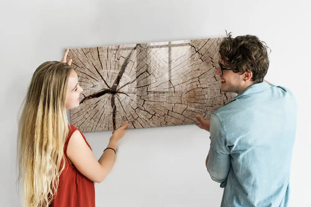 Magnetická kreslicí tabulka pro děti s motivem kmene stromu