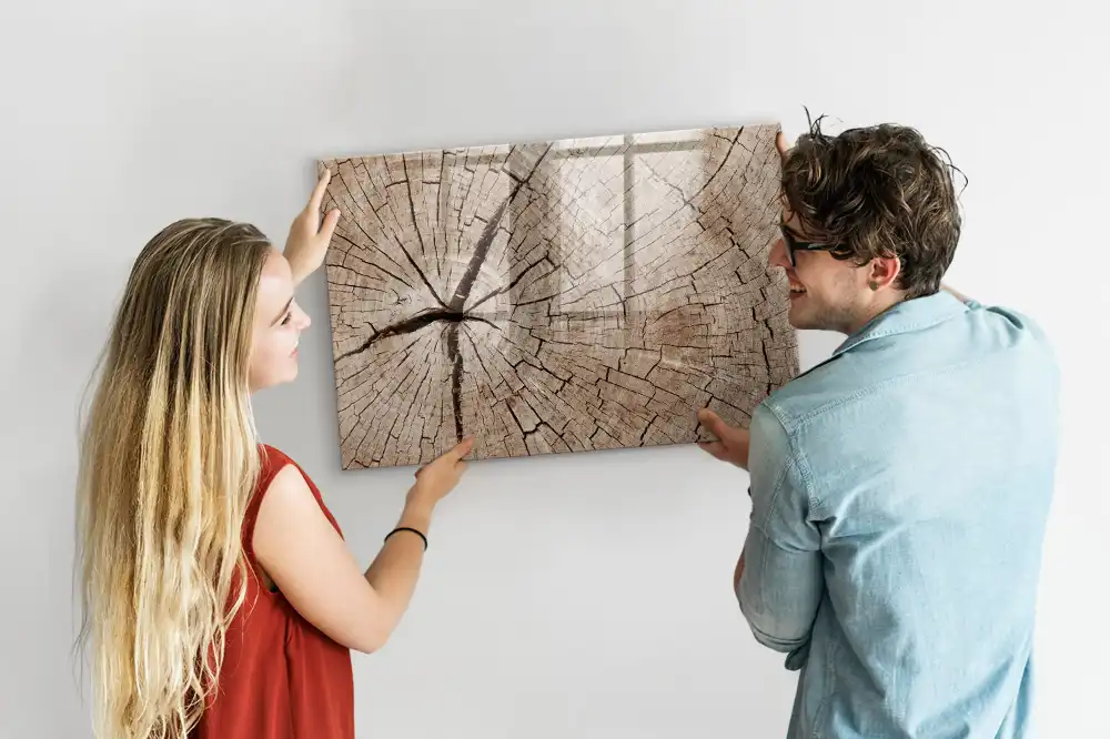 Magnetická kreslicí tabulka pro děti s motivem kmene stromu