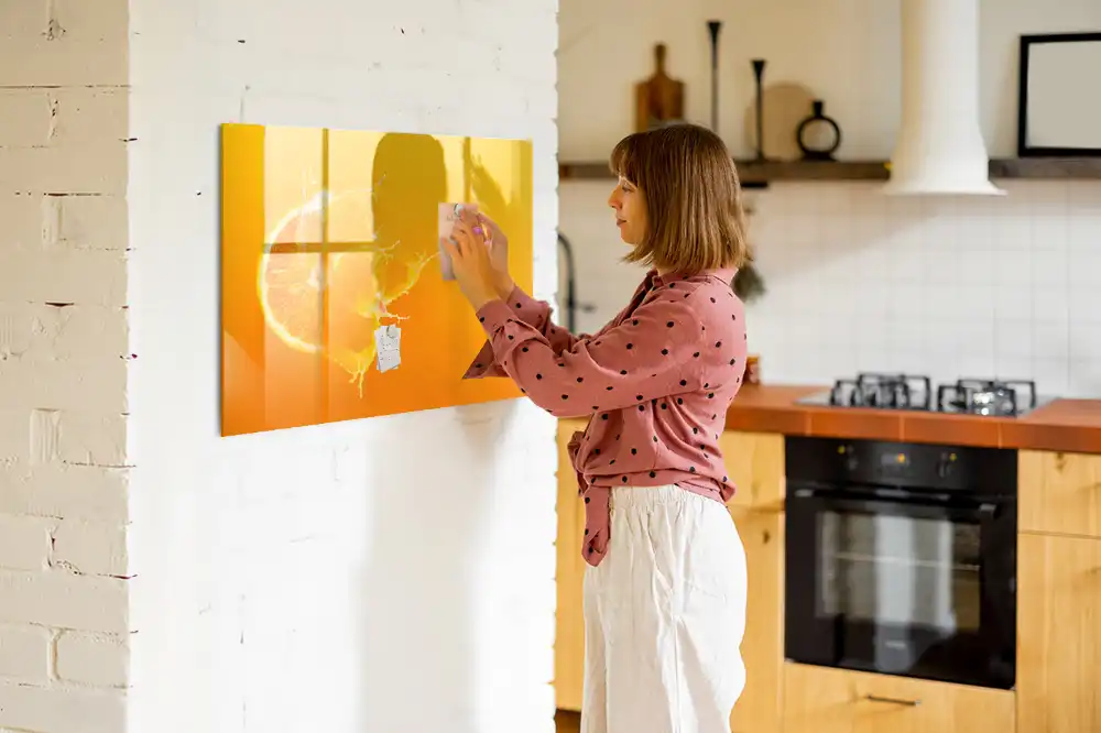 Magnetická kreslicí tabulka oranžové ovoce