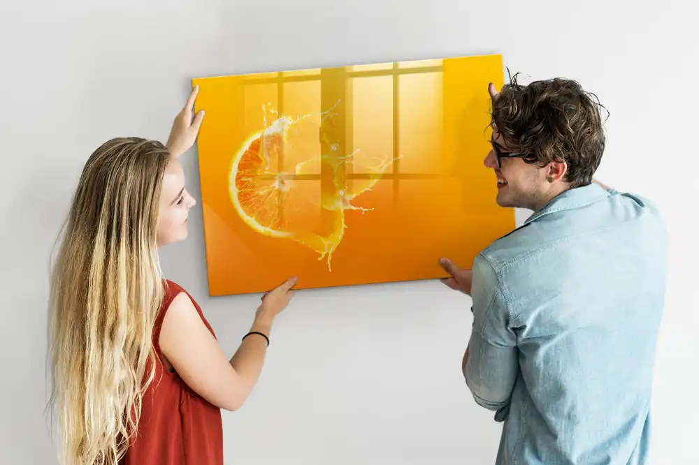 Magnetická kreslicí tabulka oranžové ovoce