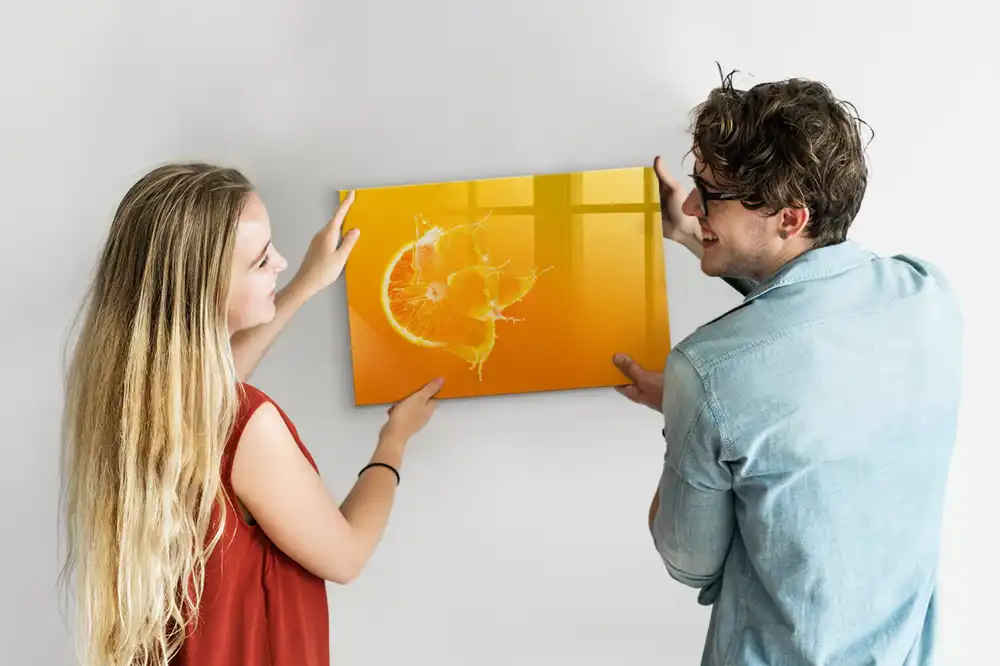 Magnetická kreslicí tabulka oranžové ovoce