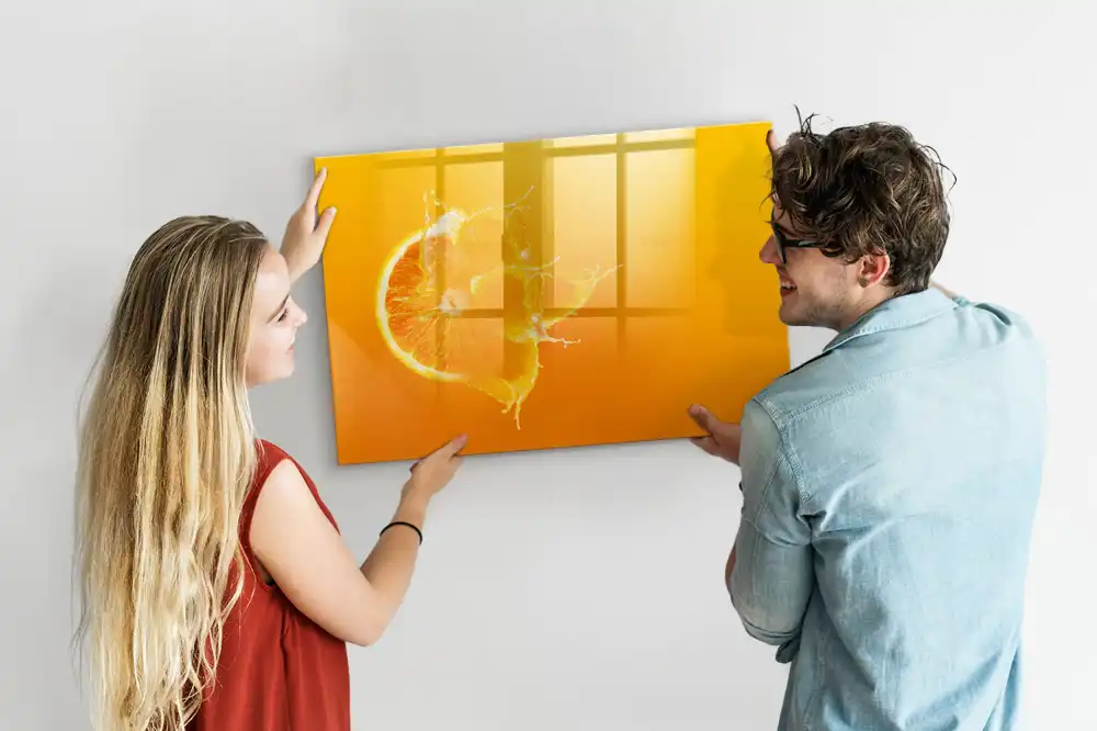 Magnetická kreslicí tabulka oranžové ovoce