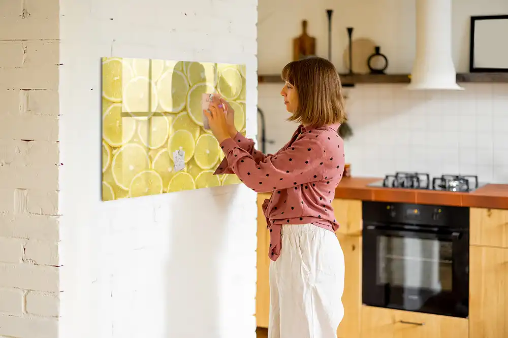 Magnetická kreslicí tabulka s motivem citronu