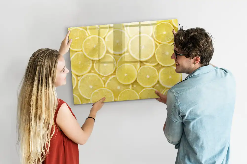 Magnetická kreslicí tabulka s motivem citronu