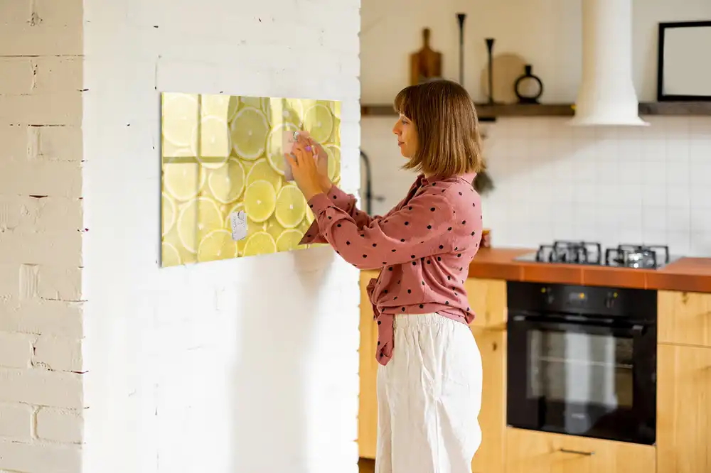Magnetická kreslicí tabulka s motivem citronu