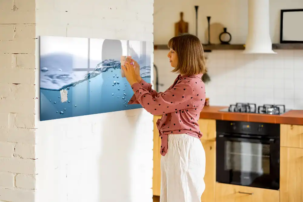 Magnetická kreslicí tabulka s motivem vodních kapek