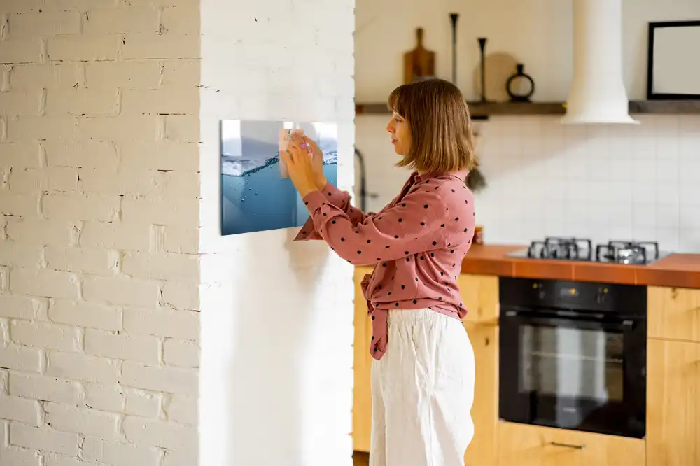 Magnetická kreslicí tabulka s motivem vodních kapek