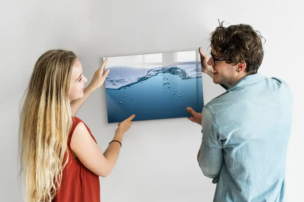 Magnetická kreslicí tabulka s motivem vodních kapek
