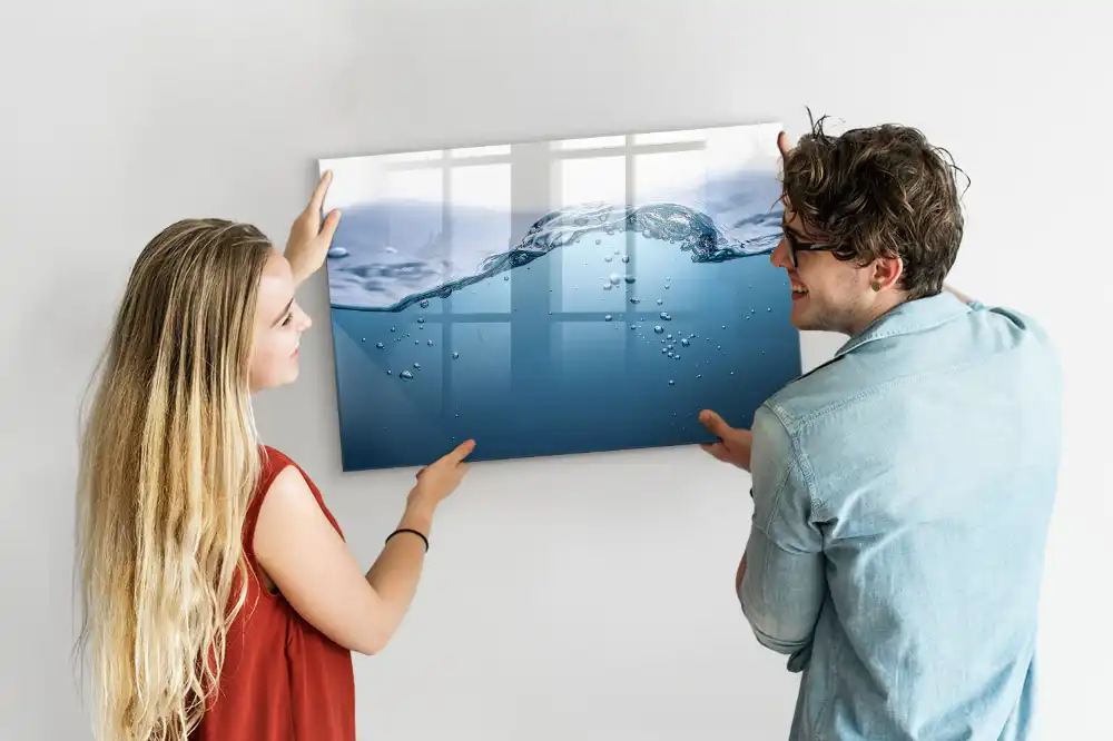 Magnetická kreslicí tabulka s motivem vodních kapek