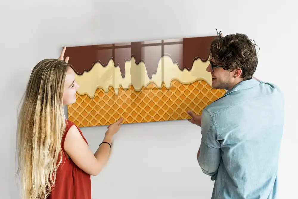 Magnetická kreslicí tabulka ve tvaru zmrzliny